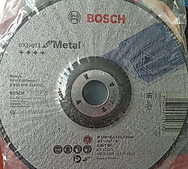 BOSCH -180 /6,0MM  BOMBELİ  METAL TAŞLAMA DİSKİ   ( TAŞ )