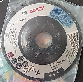 BOSCH -115- 6 MM STANDART SERİ BOMBELİ METAL TAŞLAMA DİSKİ (TAŞ)